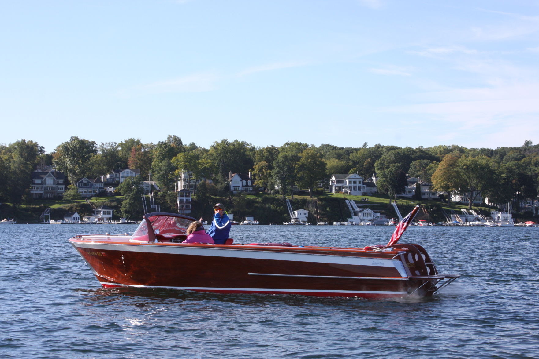 Streblow wooden boat